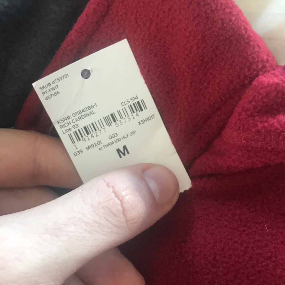 Men's quarter zip Land end - Picture 3 of 4
